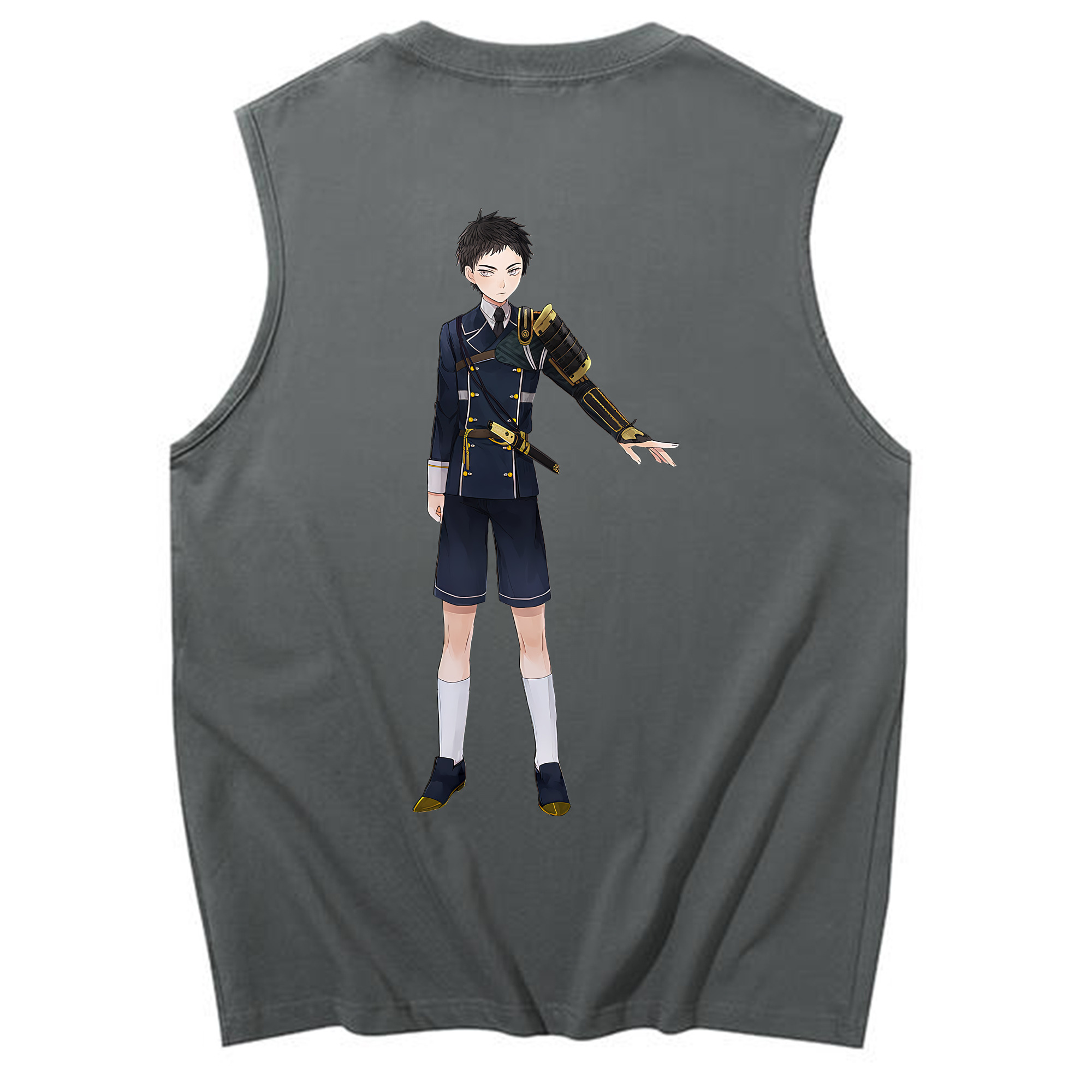 （画像用） 刀剣乱舞 Touken Ranbu コットン100％タンクトップ（背面プリント）